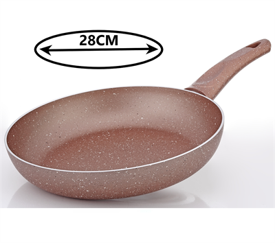 28 CM Bakalit Kulplu Granit Tava