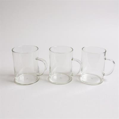 3lü Cam Kupa Bardak 200 ML