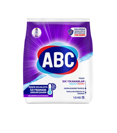 ABC Matik Sık Yıkananlar 1,5KG