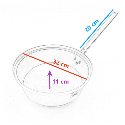 Alüminyum Derin Tava 32 NO