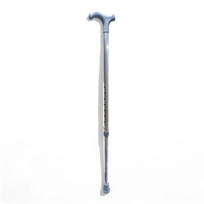 Alüminyum Kademeli Ayarlanabilir Ortopedik Baston - Gümüş (70-92cm)