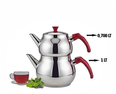 Arissimo Mini Boy Çelik Çaydanlık Takımı