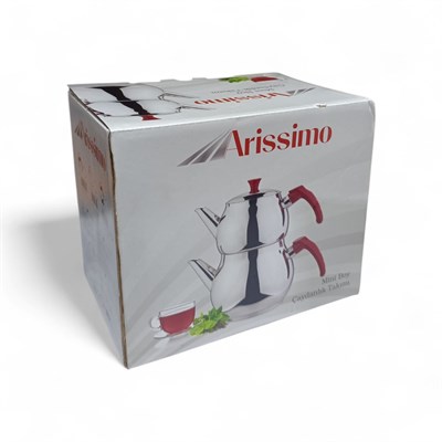 Arissimo Mini Boy Çelik Çaydanlık Takımı