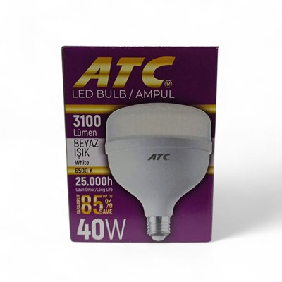 ATC 40 Watt E27  Led Ampul (3100 Lümen - Beyaz Işık)