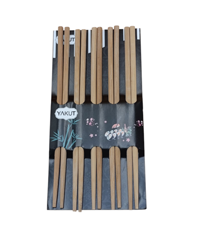 Bambu Çin Çubuğu Seti (5 Çift)