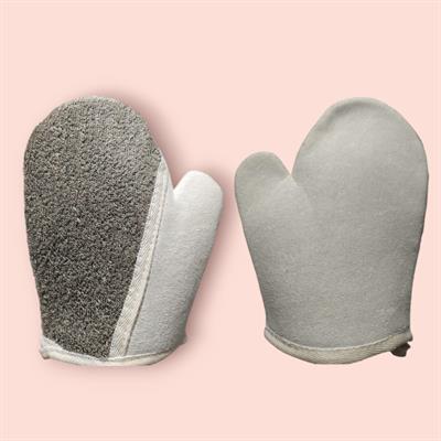 BANYO 3LÜ SET; İPLİ UZUN SIRT KESE, EL KESESİ, YAPIŞKANLI ASKILI DUŞ MAFSALI