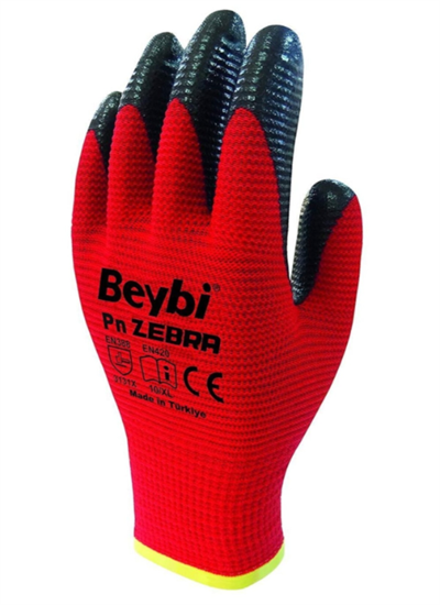 BEYBİ PN3 Zebra Çalışma Eldiveni