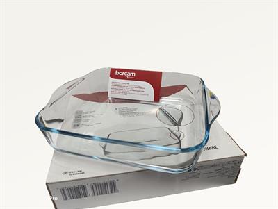 BORCAM Kare Tepsi 220x220mm (1950cc)