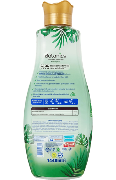Botanics Nisan Yağmuru Konsantre Yumuşatıcı 1440ML Vegan
