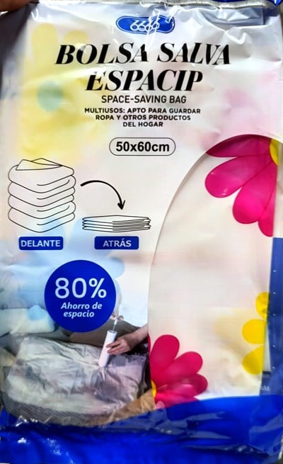 Çiçek Desenli Vakumlu Hurç 50x60cm (1 Adet)