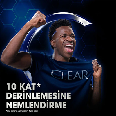 Clear Men Şampuan Kepeğe Karşı Etkili Vinícius Júnior 350 ml