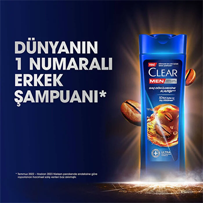 Clear Men Şampuan Saç Dökülmesine Karşı Kahve Çekirdeği Özü 350 ml