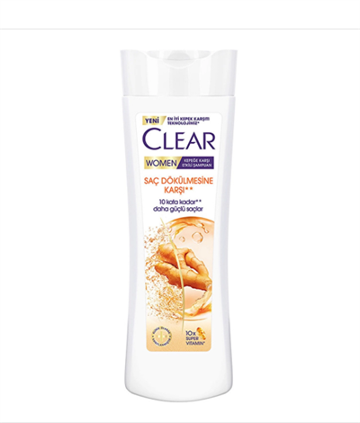 Clear Women Kepeğe Karşı Etkili Şampuan Saç Dökülmesine Karşı 350 ml