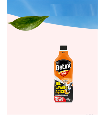 DETAX Jel Lavabo Açıcı 750 ml (1000gr)