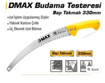 DMAX Budama Testeresi Sap Takmalı 330mm