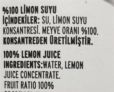 DOĞANAY %100 Limon Suyu 500ml