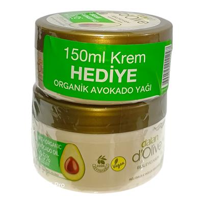 DOlive Organik Avokado Yağı Besleyici Krem 250 ML + 150 ML