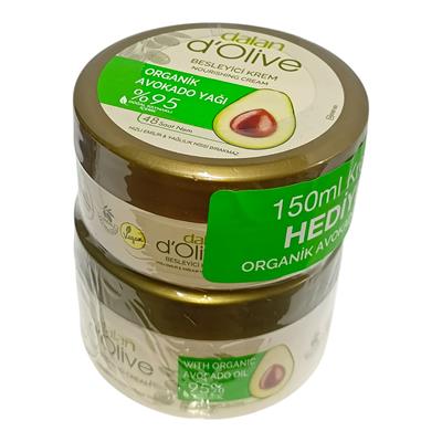 DOlive Organik Avokado Yağı Besleyici Krem 250 ML + 150 ML