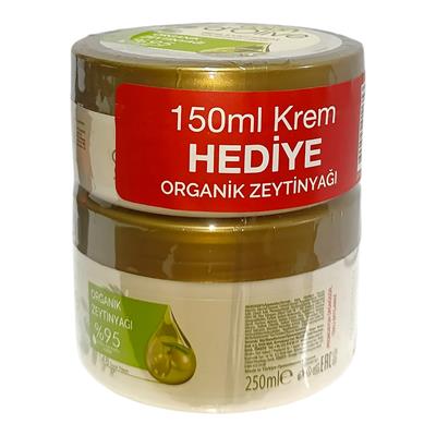 DOlive Organik Zeytinyağı Besleyici Krem 250 ML + 150 ML 