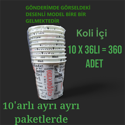 6.5 OZ KARTON BARDAK 360 ADET