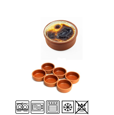 ERVAPOT 6Lı Sırlı-Toprak Güveç Kase