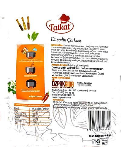 Ezogelin Çorbası ( 4 Porsiyon - 65g)