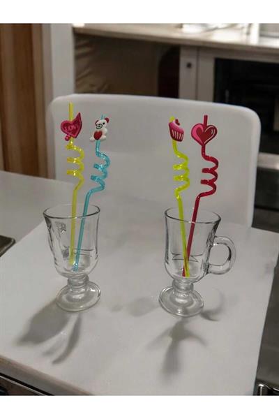 FİGÜRLÜ RENKLİ 4LÜ KÖRÜKLÜ PİPET