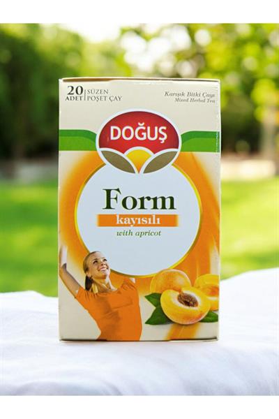 Form Kayısılı 20li Bardak Süzen Poşet Bitki Çayı 36gr