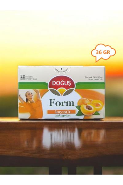 Form Kayısılı 20li Bardak Süzen Poşet Bitki Çayı 36gr