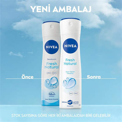 Fresh Natural Kadın Sprey Deodorant 200 ml