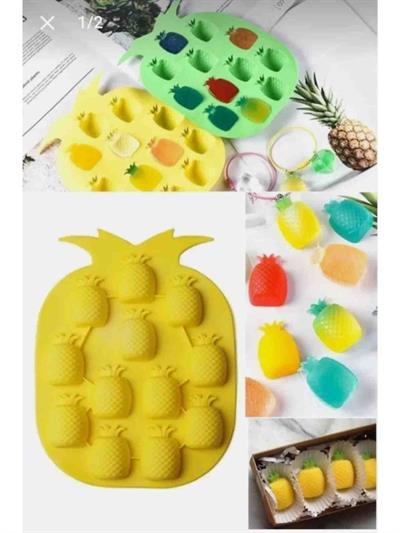 GREEN MILE PLAST Ananas Silikon Buz Kalıbı