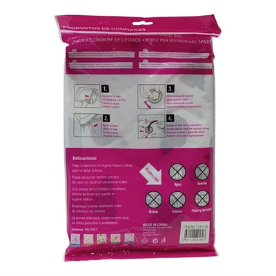 Gül Çiçeği Desenli Vakumlu Hurç 70x100cm (1 Adet)