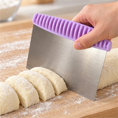 Hamur Kesme Spatulası - Paslanmaz Çelik Hamur Kesici