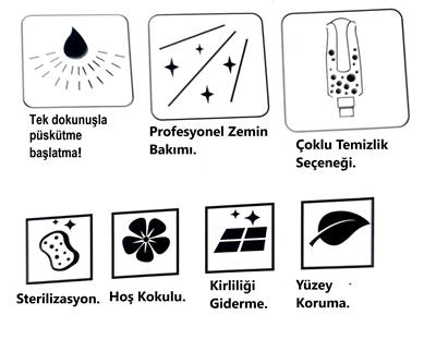 Hazneli Püskürmeli Sprey Mop.