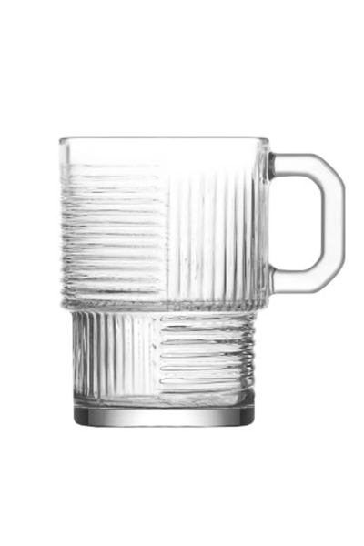 HELEN 3Lü Kulplu Meşrubat Bardağı - Kulplu Çay Bardağı( 270cc)