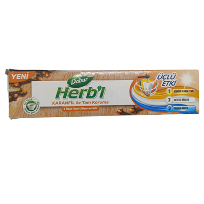 HERBL Karanfil ile Tam Koruma Diş Macunu 170g