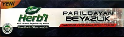 HERBL Parıldayan Beyazlık Aktif Karbonlu Beyazlatıcı Diş Macunu 100g