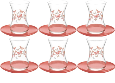 Kelebek 12 Parça Çay Seti