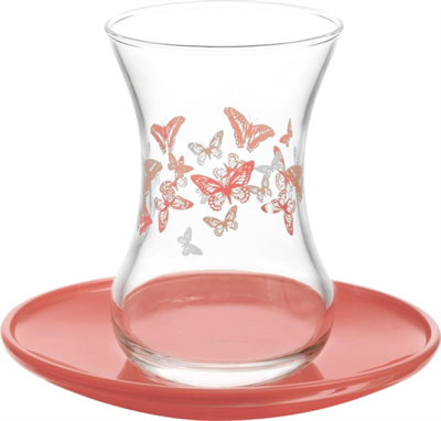 Kelebek 12 Parça Çay Seti