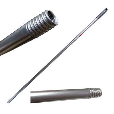 Kendinden Vidalı Fırça Sapı Gri 117 cm