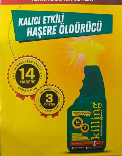 Killing Max Sprey 3 Ay Etkili Çok Amaçlı Hazır Böcek İlacı – 500 ml