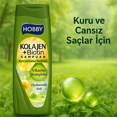 KOLAJEN BİOTİN Kuru ve Cansız Saçlar İçin Şampuan 