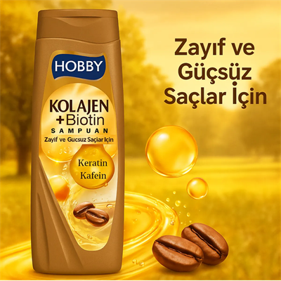 KOLAJEN BİOTİN Zayıf ve Güçsüz Saçlar İçin Şampuan