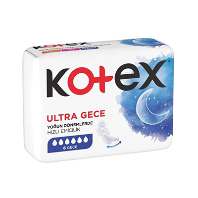 KOTEX Ultra Gece 6 Adet