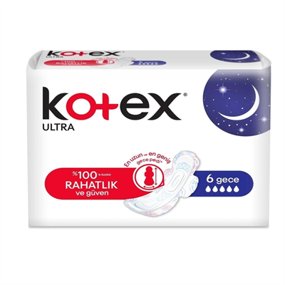 KOTEX Ultra Gece 6 Adet