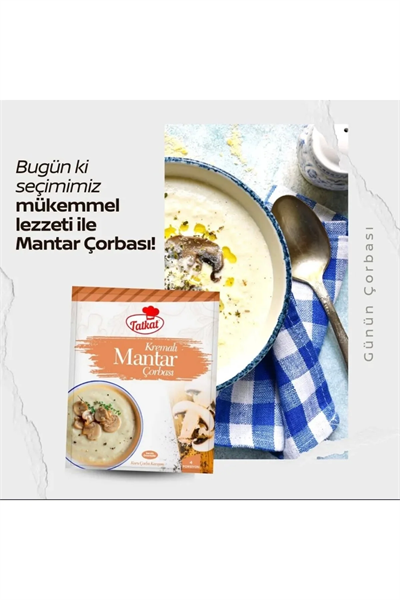 Kremalı Mantar Çorbası (4 Porsiyon - 65g)