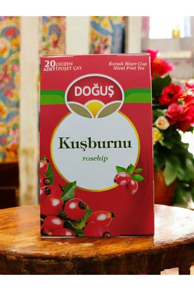 Kuşburnu 20li Bardak Süzen Poşet Bitki Çayı 50gr