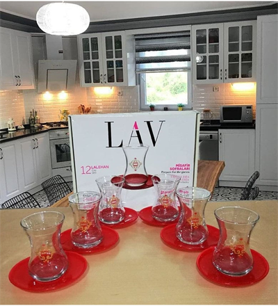 Lalehan 12 Parça Çay Seti