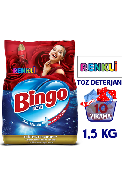 Matik Toz Çamaşır Deterjanı 1,5 Kg Renkli