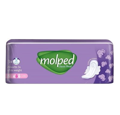 MOLPED Classic Thick Uzun Ped 8 Adet